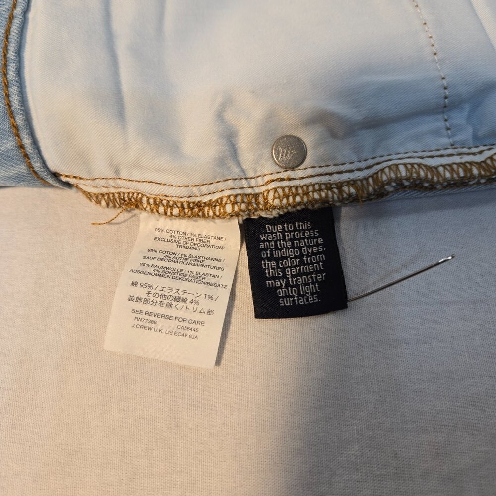 MADEWELL Festival Stretchy Distressed Hi-Rise Raw Hem Short Size 28 New NO Tags! - Picture 14 of 16